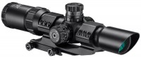 Photos - Sight Barska SWAT-AR Tactical 1-4x28 IR Mil-Dot R/G 