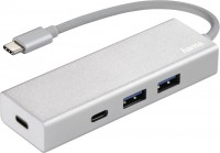 Card Reader / USB Hub Hama USB 3.1 Type-C Hub 1:4 Aluminium 