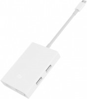 Photos - Card Reader / USB Hub Xiaomi Mi Multi-Adapter USB-C to VGA and Gigabit Ethernet 