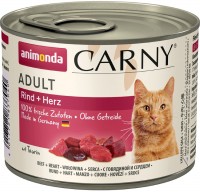 Photos - Cat Food Animonda Adult Carny Beef/Heart  0.2 kg 6 pcs