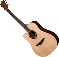 Photos - Acoustic Guitar LAG Tramontane TL70DCE 