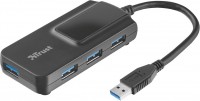 Photos - Card Reader / USB Hub Trust Oila 4 Port USB 3.1 Hub 