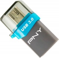 Photos - USB Flash Drive PNY OTG Duo-Link OU3 3.0 64 GB