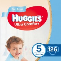Photos - Nappies Huggies Ultra Comfort Boy 5 / 126 pcs 