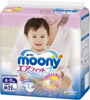 Photos - Nappies Moony Diapers M / 22 pcs 