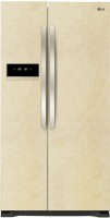 Photos - Fridge LG GC-B207GEQV beige