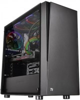 Photos - Computer Case Thermaltake Versa J21 Tempered Glass Edition black