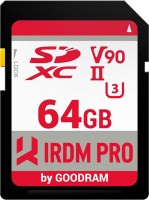 Photos - Memory Card GOODRAM SD IRDM Pro V90 UHS II U3 64 GB