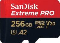Memory Card SanDisk Extreme Pro V30 A2 microSDXC UHS-I U3 256 GB