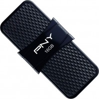 Photos - USB Flash Drive PNY OTG Duo-Link Micro 16 GB