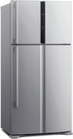 Photos - Fridge Hitachi R-V662PU3 SLS silver