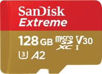 Photos - Memory Card SanDisk Extreme V30 A2 microSDXC UHS-I U3 128 GB