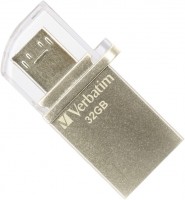 Photos - USB Flash Drive Verbatim Dual OTG Micro Drive USB 3.0 32 GB