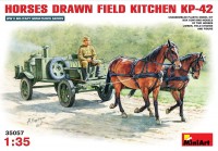 Model Building Kit MiniArt Horses Drawn Field Kitchen KP-42 (1:35) 