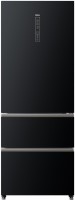 Photos - Fridge Haier A3FE-742CGBJ black