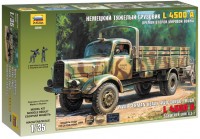 Model Building Kit Zvezda Heavy 4WD Cargo Truck L 4500 A (1:35) 