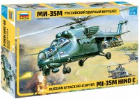 Model Building Kit Zvezda Attack Helicopter MI-35M Hind E (1:72) 