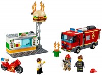 Construction Toy Lego Burger Bar Fire Rescue 60214 