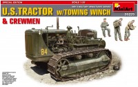 Model Building Kit MiniArt U.S. Tractor w/Towing Winch and Crew (1:35) 