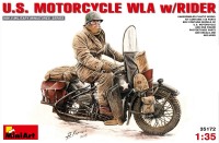 Photos - Model Building Kit MiniArt U.S. Motorcycle WLA w/Rider (1:35) 