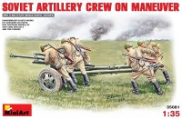 Model Building Kit MiniArt Soviet Artillery Crew on Maneuver (1:35) 