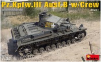 Model Building Kit MiniArt Pz.Kpfw.III Ausf.B w/Crew (1:35) 