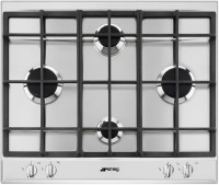 Photos - Hob Smeg P260XGH stainless steel