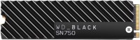 SSD WD Black SN750 NVME SSD WDS100T3XHC 1 TB with radiator