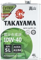 Photos - Engine Oil TAKAYAMA 10W-40 SL/CF 4 L