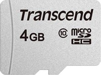 Photos - Memory Card Transcend microSD 300S 4 GB