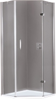 Photos - Shower Enclosure Huppe Aura Elegance 400902 100x100 angle