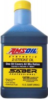 Photos - Engine Oil AMSoil Saber Professional Synthetic 2-Stroke Oil 1L 1 L