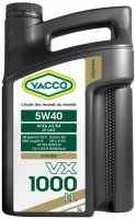 Photos - Engine Oil Yacco VX 1000 LL 5W-40 5 L