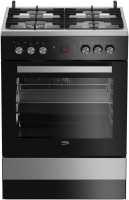 Photos - Cooker Beko FSM 62530 DXMS black