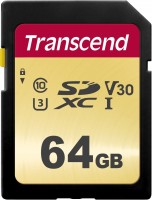 Photos - Memory Card Transcend SD 500S 64 GB