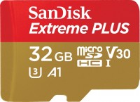 Memory Card SanDisk Extreme Plus V30 A1 microSDHC UHS-I U3 32 GB