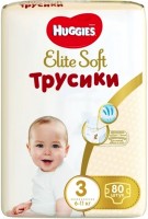 Photos - Nappies Huggies Elite Soft Pants 3 / 80 pcs 