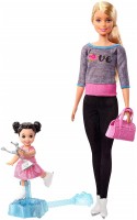 Doll Barbie Ice-Skating Coach FXP38 