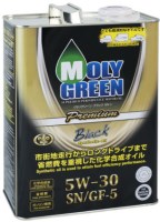 Photos - Engine Oil MolyGreen Premium Black SN/GF-5 5W-30 4 L