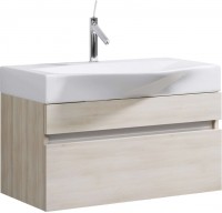 Photos - Washbasin cabinet AQWELLA Bergamo 100 Ber.01.10/A 