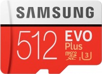 Photos - Memory Card Samsung EVO Plus 100 Mb/s microSDXC UHS-I U3 512 GB