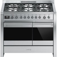 Photos - Cooker Smeg A2-81 stainless steel