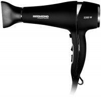 Photos - Hair Dryer Redmond Chrome in Black RF-531 