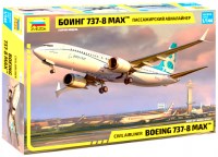 Model Building Kit Zvezda Civil Airliner Boeing 737-8 Max (1:144) 