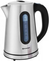 Photos - Electric Kettle Sharp SA-BK2002I 2400 W 1.7 L  stainless steel