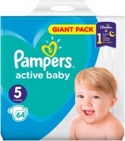 Photos - Nappies Pampers Active Baby 5 / 64 pcs 