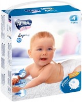 Photos - Nappies Aura Baby Diapers 4 / 64 pcs 