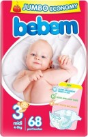 Photos - Nappies Bebem Diapers 3 / 68 pcs 