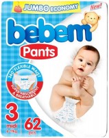 Photos - Nappies Bebem Pants 3 / 62 pcs 