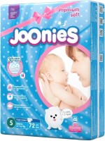 Photos - Nappies Joonies Premium Soft Diapers S / 72 pcs 